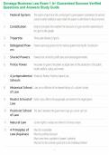 Gonzaga Business Law Exam 1 A&plus; Guaranteed Success Verified Questions and Answers Study Guide