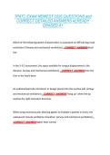 TPATC EXAM NEWEST 2026 QUESTIONS and  CORRECT DETAILED ANSWERS ALREADY  GRADED A&plus; 