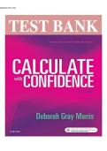 Test Bank for Calculate with Confidence 7th Edition by Deborah C&period; Morris&vert;&vert;ISBN&colon;9781974805310