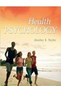 Test Bank  Health Psychology 9TH Edition Shelley 