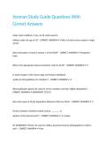 Yeoman Study Guide Questions With Correct Answers