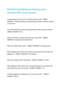 PMK-EE E4 Warfighting and Readiness Exam Questions With Correct Answers