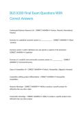 BUS X100 Final Exam Questions With Correct Answers&period;