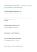 WI Pesticide Applicator Turf & Landscape 3&period;0 Exam Questions With Correct Answers