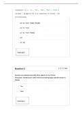 CIS 325 Exam 2 Respondus LockDown Browser Version - Full Questions & Answers &vert; 2026 Updated - GUARANTEED PASS&period;