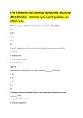 RVIA RV Registered Technician Study Guide - Section B &lpar;2026 DACUM&rpar; - Electrical Systems &lpar;27 questions on official test&rpar;&period;