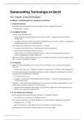 Samenvatting technolgie en recht - volledig handboek
