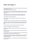 EDUC 701 Chapter 4&period; Questions  and Answers 2026