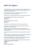 EDUC 701 Chapter 5&period;  Questions and Answers 2026