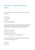 CMN 350 Exam 2 Questions With Correct Answers