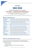 South College NSG 5544 Advanced Pharmacology for Nurse Practitioners WEEK 4 QUIZ &mdash; CARDIOVASCULAR PHARMACOLOGY 60 High-Yield Questions &vert; Verified Correct Answers &vert; Full Rationales
