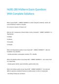 NURS 280 Midterm Exam Questions With Complete Solutions