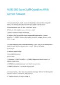 NURS 280 Exam 2 ATI Questions With Correct Answers 