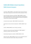 NURS 280 Midterm Exam Questions With Correct Answers