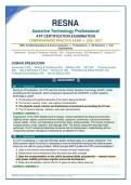 RESNA Assistive Technology Professional ATP CERTIFICATION EXAMINATION