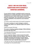 QUIZ 3 NR 449 2026 REAL  QUESTIONS WITH EXPERTLY  VERIFIED ANSWERS&period;