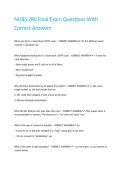 NURS 280 Final Exam Questions With Correct Answers 
