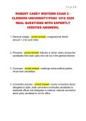 ROBERT CAREY MIDTERM EXAM 2 -  CLEMSON UNIVERSITY&sol;POSC 1010 2026  REAL QUESTIONS WITH EXPERTLY  VERIFIED ANSWERS&period;