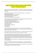 SACA C-202 Exam with all Correct & 100&percnt; Verified Answers &vert;Already Graded A&plus;
