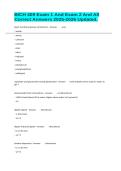 BICH 409 Exam 1 And Exam 2 And All Correct Answers 2025-2026 Updated&period;