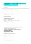 BICH 409 Exam 3 Final Test Questions and All Correct Answers&period;