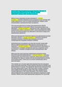 WGU D345 Psychopharmacology Section Section 3&colon; Recommend Medications for Mental Health 2026&sol;2027 edition with verified answers