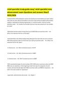 retail specialist study guide navy&sol; retail specialist navy advancement exam Questions and answers New&excl;&excl; 2025&sol;2026