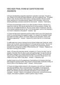 NSG 6020 FINAL EXAM -2 QUESTIONS AND ANSWERS