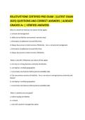 RELATIVITYONE CERTIFIED PRO EXAM &vert; &lpar;LATEST EXAM 2025&rpar; QUESTIONS AND CORRECT ANSWERS &vert; ALREADY GRADED A&plus; &vert; VERIFIED ANSWERS