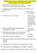 NABCEP Associate Exam 2 With All Correct & 100&percnt; Verified Answers &vert;Latest Version &vert;Already Graded A&plus;