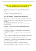 NABCEP Exam with all Correct & 100&percnt; Verified Answers &vert;Actual Complete Exam &vert;Already Graded A&plus;