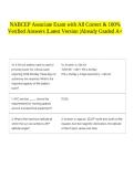 NABCEP Associate Exam with All Correct & 100&percnt; Verified Answers &vert;Latest Version &vert;Already Graded A&plus;