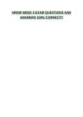 NR509 WEEK 4 EXAM QUESTIONS AND ANSWERS 100&percnt; CORRECT&excl;&excl;