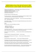 NABCEP Battery Focus Test with all Correct & 100&percnt; Verified Answers &vert;Latest Update &vert;Already Graded A&plus;
