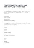 PRACTICE QUESTION PART 3 &lpar;LMR&rpar; WITH COMPLETE SOLUTIONS