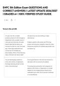 ENPC 5th Edition Exam QUESTIONS AND CORRECT ANSWERS &vert; LATEST UPDATE 2026&sol;2027 &vert; GRADED A&plus; &vert; 100&percnt; VERIFIED STUDY GUIDE&period;