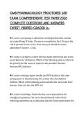 CMS PHARMACOLOGY PROCTORED 250 EXAM COMPREHENSIVE TEST PAPER 2026 COMPLETE QUESTIONS AND ANSWERS EXPERT VERIFIED GRADED A