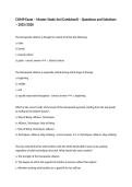 COMP Exam &ndash; Master Study Set &lpar;Combined&rpar; &ndash; Questions and Solutions &ndash; 2025&sol;2026