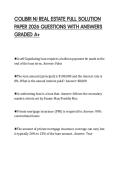 COLIBRI NJ REAL ESTATE FULL SOLUTION PAPER 2026 QUESTIONS WITH ANSWERS GRADED A&plus;