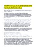 NR 547 ACTUAL EXAM PAPER 2026 QUESTIONS WITH SOLUTIONS GRADED A&plus;