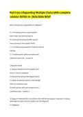 Red Cross Lifeguarding Multiple Choice With complete solution RATED A&plus; 2025&sol;2026 NEW&excl;