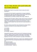 NR 547 FINAL REVIEW 2026 QUESTIONS AND SOLUTIONS GRADED A&plus;
