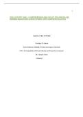 WGU C918 MFP TASK 1&colon; COMPREHENSIVE ANALYSIS OF THE ANE ROLE IN NURSING EDUCATION &vert; LATEST UPDATE &vert; WITH COMPLETE SOLUTION&period;