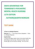 Psychiatric Nursing Test Bank 2026 &vert; Townsend MCQs &vert; Mental Health Nursing Study Guide &vert; NCLEX Psych Questions & Clinical Judgment