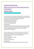 Chambrine School of Nursing  RESNA ATP Practice Exam&colon; 100&percnt; Verified Questions & Correct  Answers