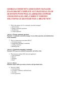 Georgia Community Association Manager Exam 2026&sol;2027&colon; Complete Accurate Real Exam Questions with Well Elaborated Answers and Rationales &lpar;100&percnt; Correct Verified Solutions&rpar; Guaranteed Pass A&plus; &vert; Brand New&excl;