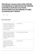 NUR 185 test 1 Hondros EXAM 2026 UPDATE&vert; COMPREHENSIVE QUESTIONS AND VERIFIED ANSWERS &lpar;COMPLETE SOLUTIONS&rpar; GUARANTEED SUCCESS &vert;GRADE A&plus;&excl;&excl; &lpar;100&percnt; ACCURATE&rpar; GET IT RIGHT&excl;&excl;