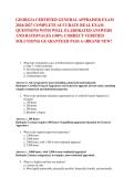 Georgia Certified General Appraiser Exam 2026&sol;2027&colon; Complete Accurate Real Exam Questions with Well Elaborated Answers and Rationales &lpar;100&percnt; Correct Verified Solutions&rpar; Guaranteed Pass A&plus; &vert; Brand New&excl;Georgia Certified General Appraiser Exam 2026&sol;2027&colon; Comp
