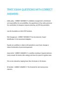 TPATC EXAM QUESTIONS WITH CORRECT ANSWERS&period;