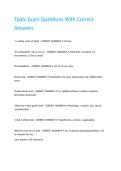 Tpatc Exam Questions With Correct Answers